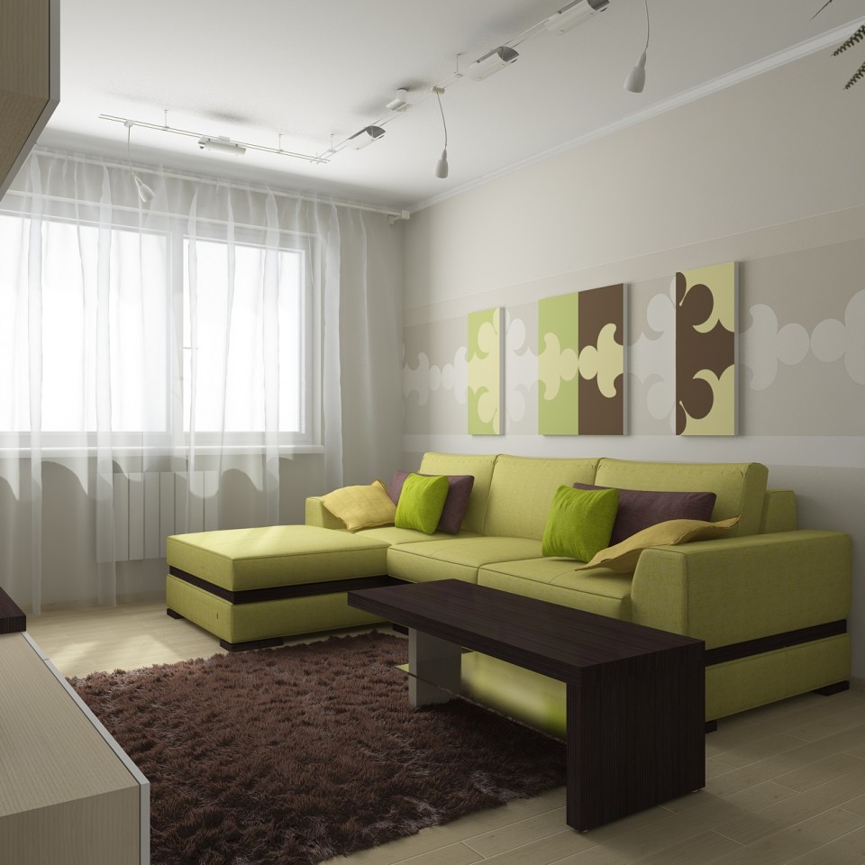 green living room