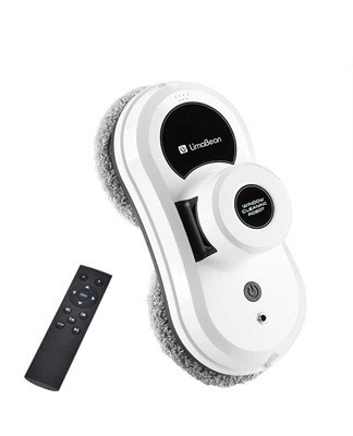 The length of the belay dictates the length of trajectory the robot is able to master from outside the glass.