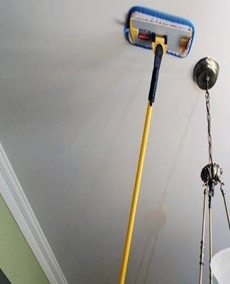 clean the ceiling