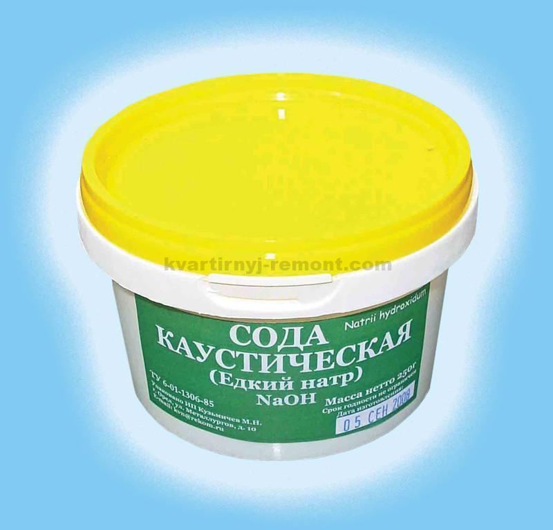 caustic soda application