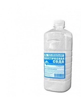 With caustic soda you can clean
