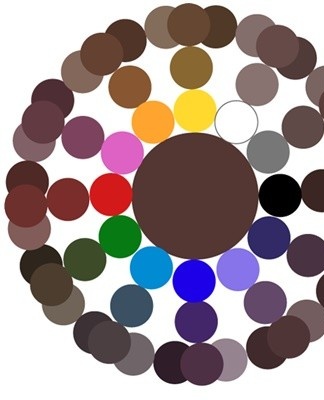 It is obtained by mixing white with a few drops of black.