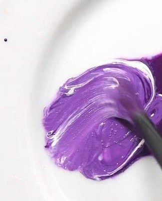 What paints should be mixed to get lilac color and its shades