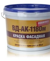 Technical characteristics of VEAK-1180 water-based paint and the first 6 companies