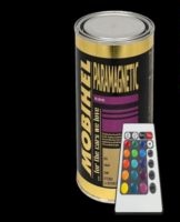 The principle of operation of paramagnetic paint and how it changes color, other types