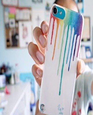 We suggest you paint the cover with watercolors.