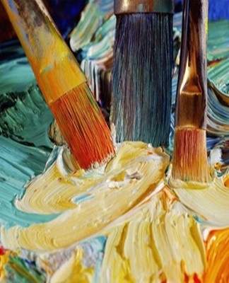 Performing strokes close to each other makes it possible to obtain a third shade.