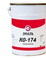 Composition and technical characteristics of enamel KO-174, scope of application