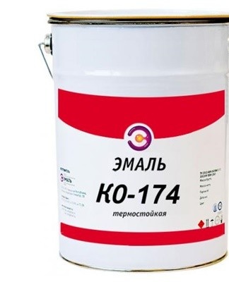 Composition and technical characteristics of enamel KO-174, scope of application