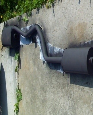 Varieties of heat-resistant paints for the muffler and the painting procedure