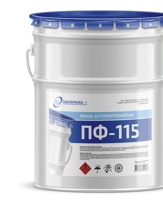 Technical characteristics and composition of PF-115 enamel, use and consumption