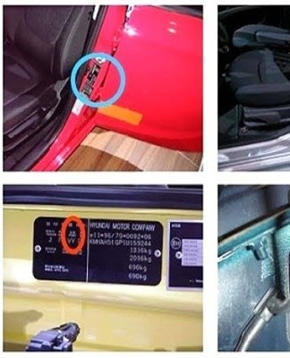 Russian manufacturers place plates with VIN numbers differently.