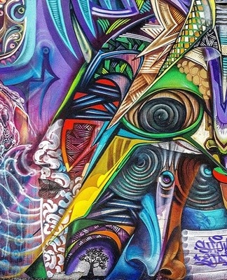 graffiti on the wall