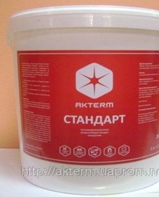The products of the Akterm company provide the formation of a thermal insulation layer on the insulated surface.
