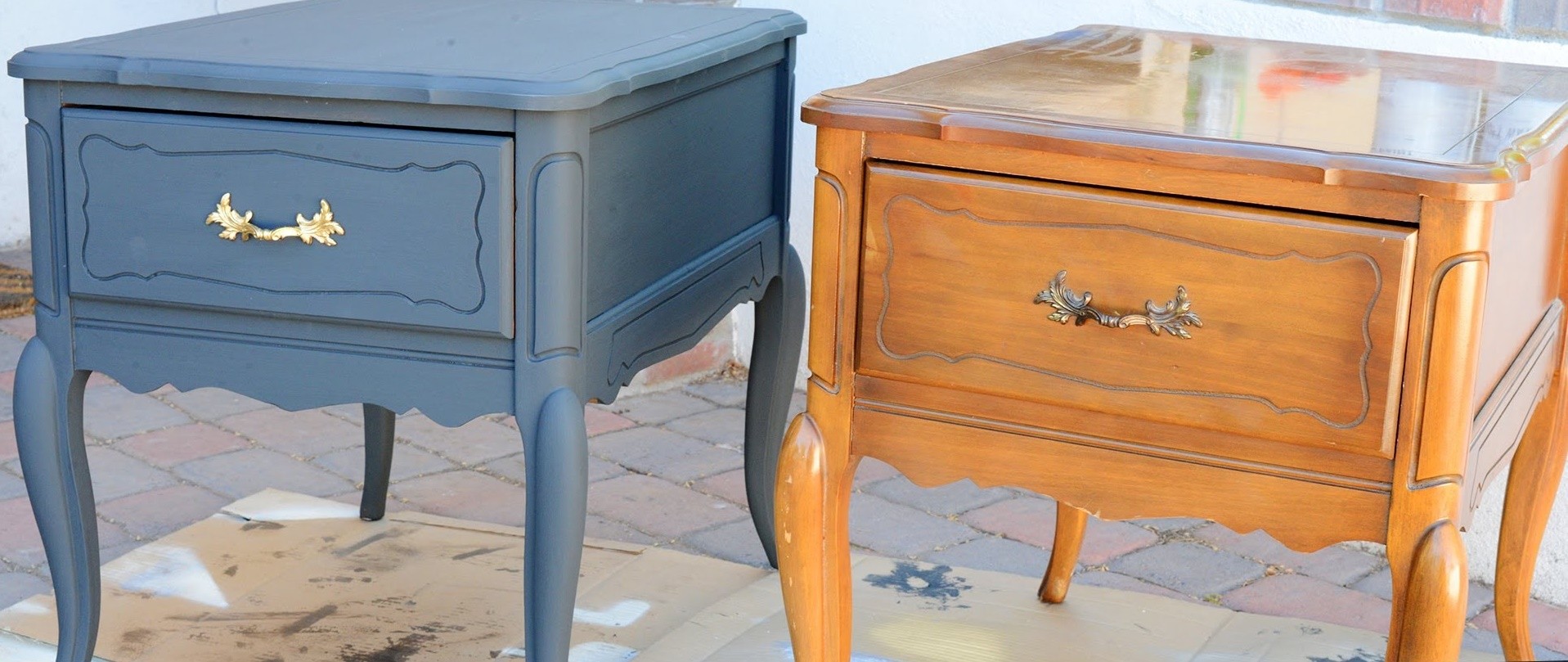 how to paint lacquered furniture without removing the varnish