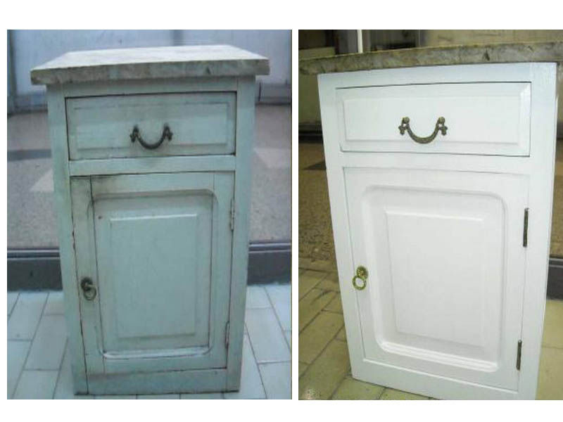 Restoration of lacquered furniture can be done by yourself.