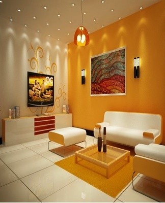 Ideas for painting walls in two matching colors and combination options