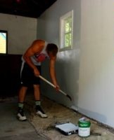 How and what color to paint the walls in the garage on plaster, top 5 compositions