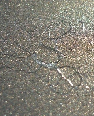 A damaged layer of paint and lacquer on a product, the panels spoil the appearance and damage the protective properties of paint materials.