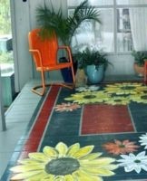 How to paint the floors with paint in an original way and create patterns and drawings, stencils