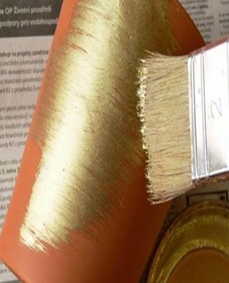 How to make bronze paint yourself, how to dilute and apply