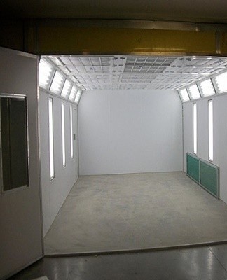 The device and the drawings of the spray booth, how to assemble it yourself