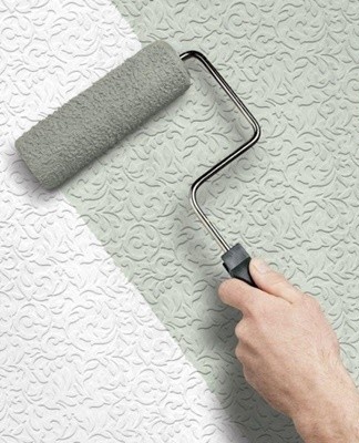 Painting the walls with acrylic paints is the cheapest.