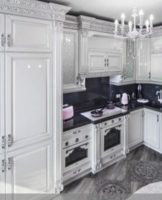 Interesting kitchen design options with a weathered effect in the interior