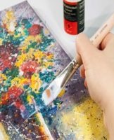 What to cover and what to mix the gouache with to fix it and it does not wash off