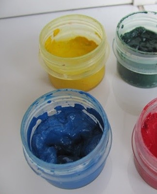 Gouache is a water-based dye.
