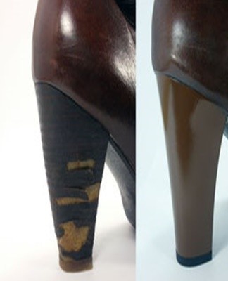 The choice of paint depends on the material from which the shoe is made.