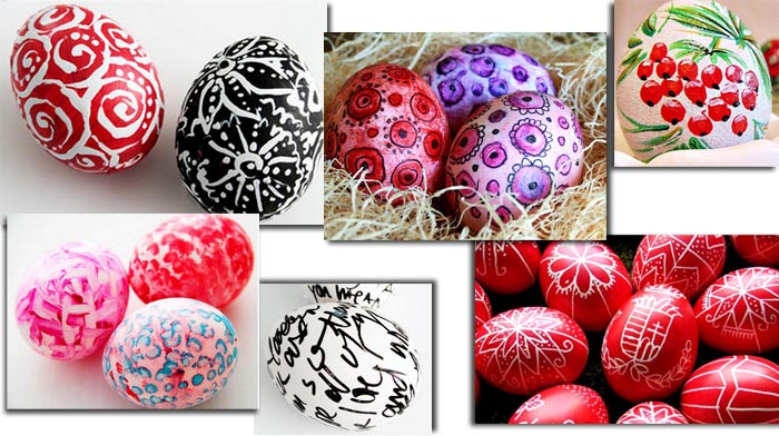 paint eggs
