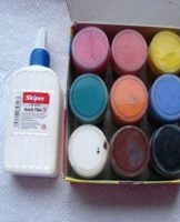 Proportions for mixing gouache with PVA glue and how to draw them correctly