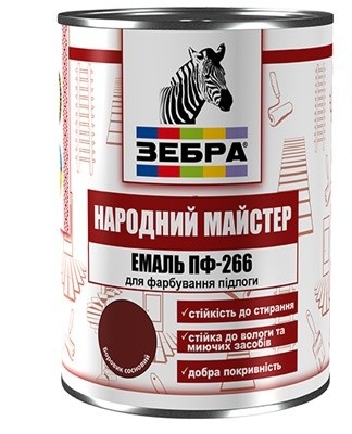 For painting concrete surfaces, PF-266M enamel is recommended.