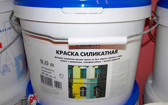 Silicate paint
