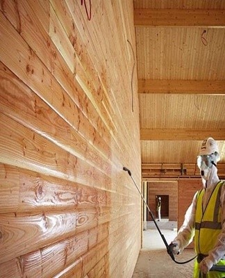 When using alkyd enamel or oil stain, it is worth preparing a solvent.