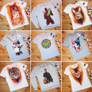 Fabric painting techniques and what colors to choose, a master class for beginners