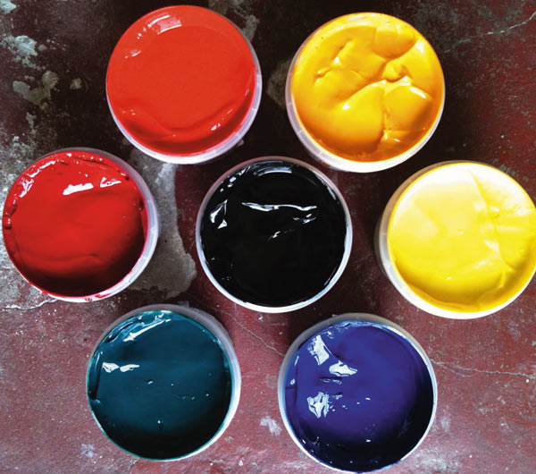 Plastisol paint