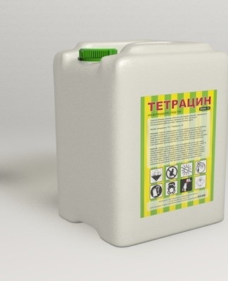 Instructions for use and composition of Tetracin, consumption rates and analogues