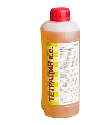 "Tetracin" can be stored for 2 years in warehouses.