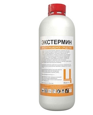 When the premises are treated with Extermin-C, there should be no people or pets.