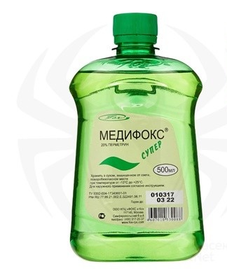 Instructions for use and composition of Medifox-Super, dosage and analogues