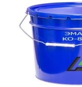 Technical characteristics of enamel KO-8104, technique of its application and consumption