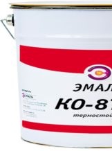 Technical characteristics of KO-870 enamel, consumption per m2 and methods of application