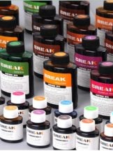 Types of stained glass paints for painting on glass, drying time and application