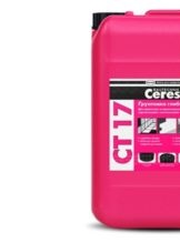 Technical characteristics of the Ceresit CT 17 primer and consumption rate per m2