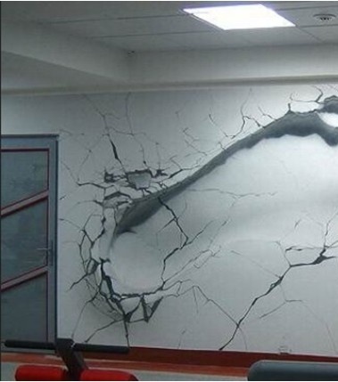 3D drawings on the wall