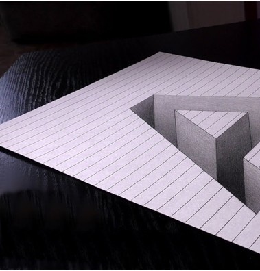 3D drawings on the wall