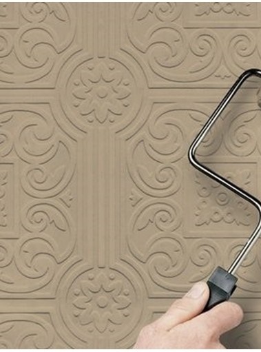 How to paint vinyl wallpaper - the choice of composition and method of application